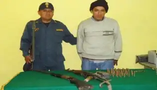 Capturan a sujeto por tenencia ilegal de armas en Junín