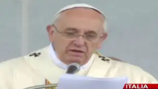 Papa Francisco advierte amenaza de una "Tercera Guerra Mundial"
