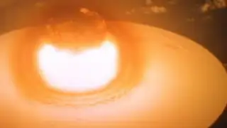 VIDEO: cámaras captan de cerca  espectacular explosión nuclear