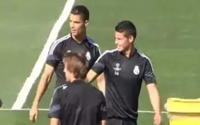 Cristiano Ronaldo y James Rodríguez tuvieron altercado en entrenamiento