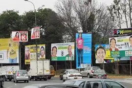 Elecciones 2014: paneles electorales inundan Lima y perjudican a ciudadanos