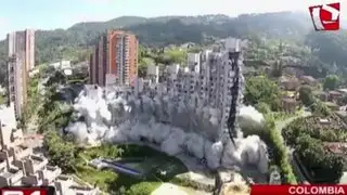 Colombia: realizan demolición de edificios residenciales por fallas estructurales