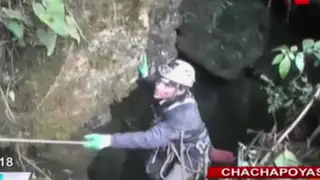 Chachapoyas: rescatan a espeleólogo español atrapado en cueva Intimachay