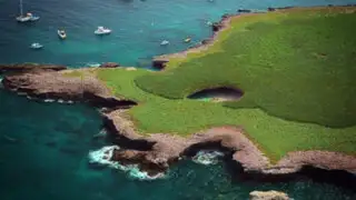 FOTOS: mira el paraíso que dejó la detonación de algunas bombas en esta isla