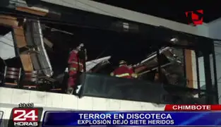 Explosión en discoteca dejó al menos siete heridos en Chimbote