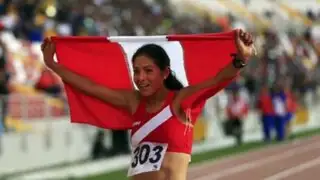 Inés Melchor batió récord en maratón de Santiago de Chile