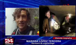 Familia de espeleólogo español vivió incertidumbre por rescate de Cecilio López