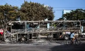 Brasil: ola de violencia deja un muerto y 20 autobuses incendiados en Sao Paulo