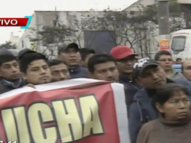 Rímac: transportistas protestaron contra medidas del Corredor Vial