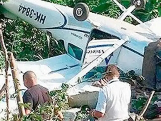 Caída de avioneta deja diez personas fallecidas en Colombia