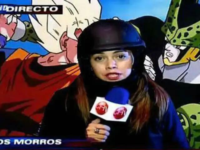 FOTOS: periodista chilena es víctima de memes tras reportar usando casco