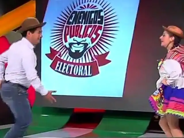 Marco Espinoza: candidato a Carabayllo zapateó al compás de huayno