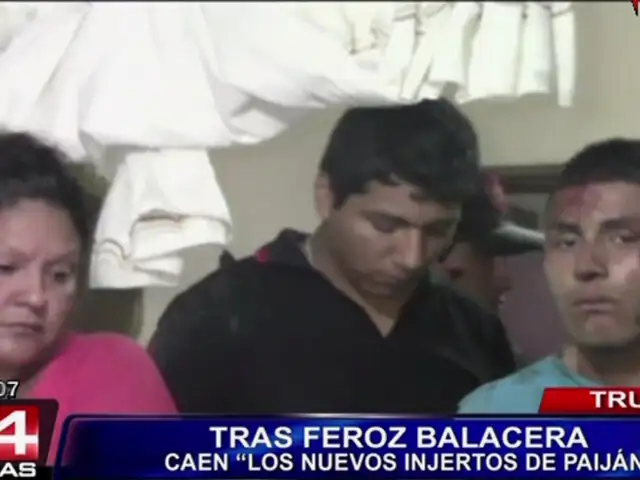 Policía Nacional capturó a miembros de los ‘Injertos de Paiján’ en Trujillo