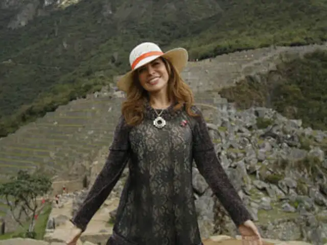 FOTOS: Gloria Trevi quedó maravillada con visita a ciudadela de Machu Picchu