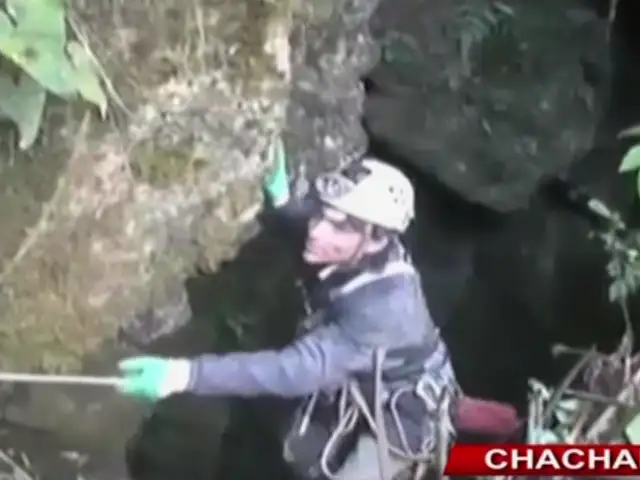 Chachapoyas: rescatan a espeleólogo español atrapado en cueva Intimachay