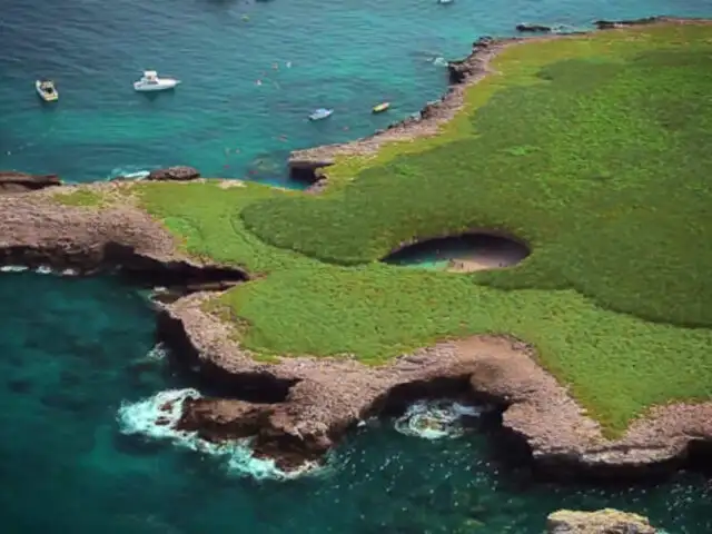 FOTOS: mira el paraíso que dejó la detonación de algunas bombas en esta isla