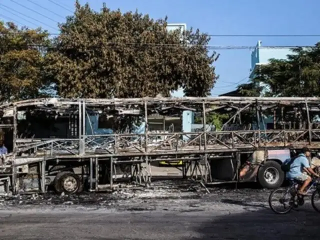 Brasil: ola de violencia deja un muerto y 20 autobuses incendiados en Sao Paulo