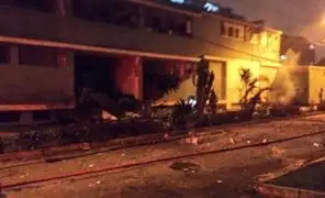 VIDEO: así fue la explosión en el complejo policial de Surquillo