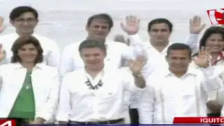 Iquitos: presidentes Humala y Santos encabezaron Primer Gabinete Binacional
