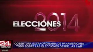 Así será la cobertura extraordinaria de Panamericana Televisión para las Elecciones 2014