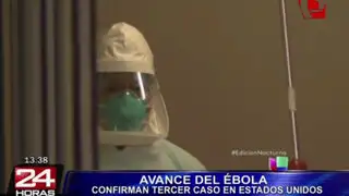 Médicos confirman tercer caso de contagio de ébola en Estados Unidos