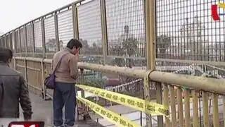 Robo de rejas en puente Ricardo Palma pone en peligro a transeúntes en av. Abancay