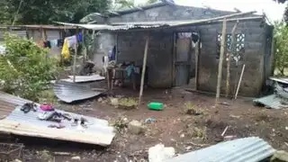 Al menos 20 techos fueron arrasados por fuertes vientos en Amazonas