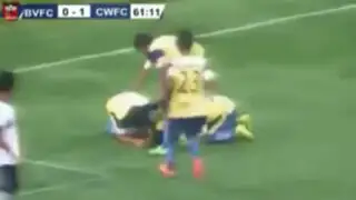 VIDEO: futbolista muere cuando celebraba golazo con singular pirueta