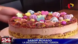 Sabor Morado: presentan Turrón de Doña Pepa en helado y cheesecakes