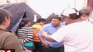Plaza Dos de Mayo: damnificados rechazan ser llevados a albergues