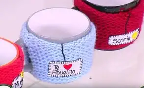 Aprende a tejer novedosas ‘chompitas’ personalizadas para tazas