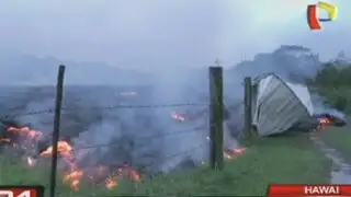 Hawai: lava de volcán amenaza a decenas de pobladores