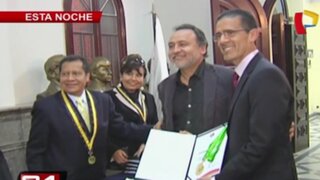 Colegio de Periodistas de Lima reconoce trayectoria de Panamericana Televisión