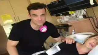 Espectáculo internacional: Robbie Williams publica videos sobre el parto de su esposa