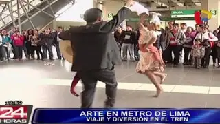 La cultura y el arte son exhibidos en las estaciones del Metro de Lima