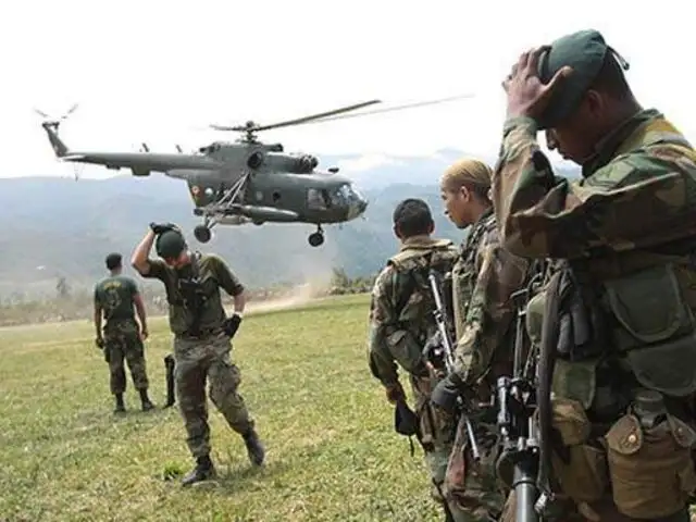 Vraem: dos terroristas mueren tras ataque a helicóptero del Ejército