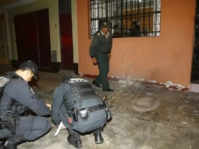 Detonan bomba casera frente a vivienda de candidato en Cajamarca