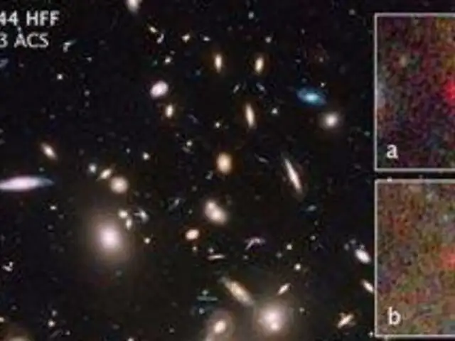 Telescopio Hubble capta una galaxia a 13.000 millones de años luz