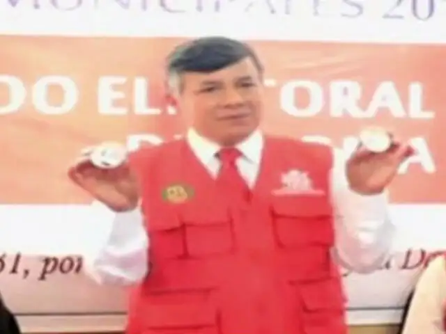Alcalde de Santa Bárbara de Carhuacayán también fue reelegido por sorteo