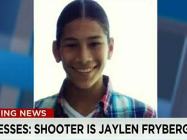 EEUU: alumno de 14 años fue quien desató la masacre en la escuela de Marysville