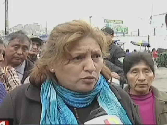 Ida Ávila fue desalojada luego de siete meses del ex mercado La Parada
