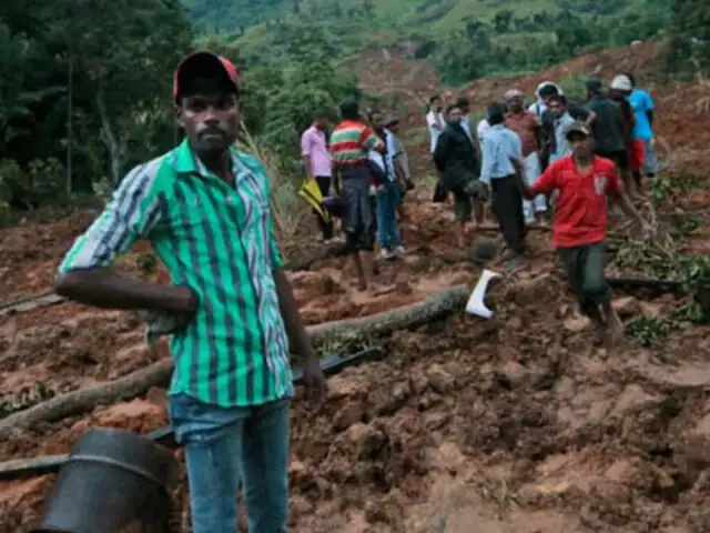 Gigantesco alud deja más de 100 muertos y 300 desaparecidos en Sri Lanka