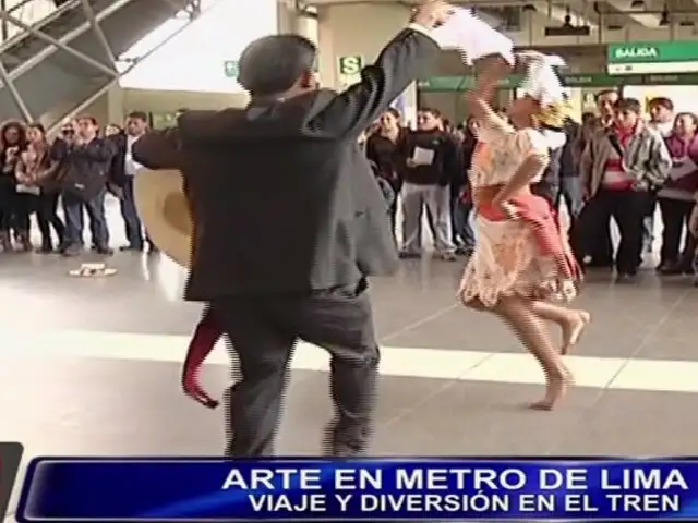 La cultura y el arte son exhibidos en las estaciones del Metro de Lima