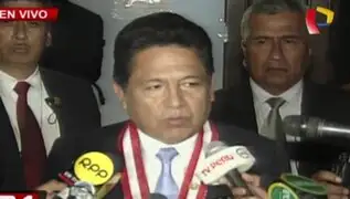 Fiscal Ramos Heredia dio detalles de su presentación ante comisión Áncash