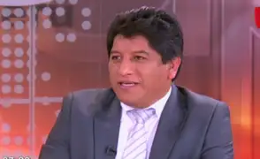 Congresista Josué Gutiérrez reitera que no conoce a Martín Belaúnde Lossio