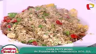 La modelo y empresaria, Patty Wong, nos prepara el verdadero arroz chaufa