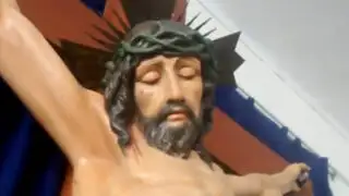 Trujillo: afirman que imagen de Cristo del hospital Belén 'llora'