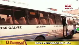 Caos vehicular en Lima: taxis invaden la capital aumentando congestionamiento