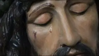 Trujillo: Cristo que llora recibe la visita de cientos de fieles y curiosos