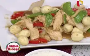 Aprende a preparar un riquísimo 'Pollo con verduras y huevitos de codorniz'